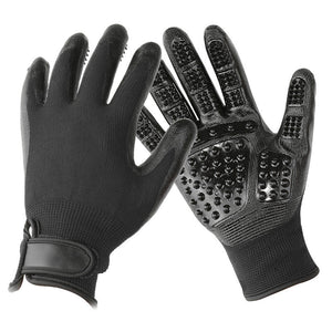 Transform Your Pet Grooming Experience with Our Soft Rubber Pet Hair Removal Grooming Glove Tool