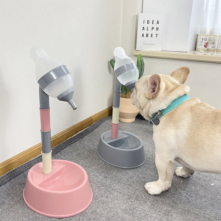 Elevate Your Pet's Hydration Experience with Our Automatic Height Adjustable Water Dispenser