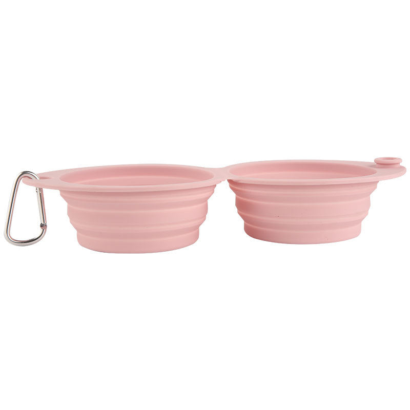 Discover the Ultimate Portable Foldable Silicone Pet Feeding Bowl