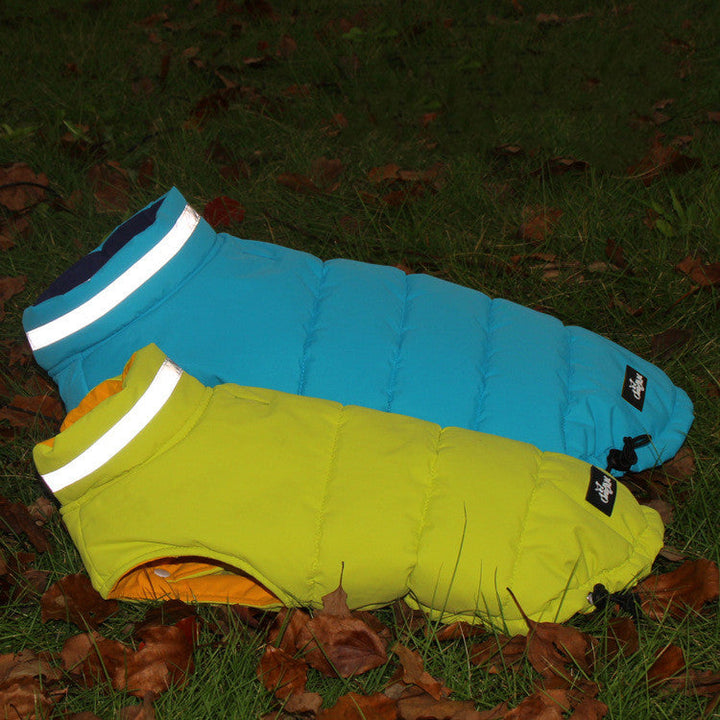 Thickened Waterproof Reflective Double Sided Outdoor Pet Jacket